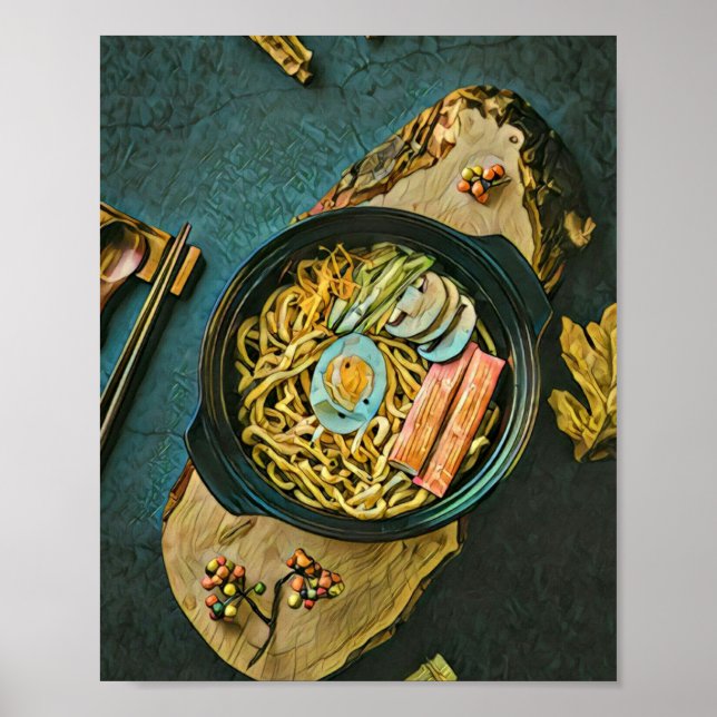 Ramen birthday gift poster (Front)