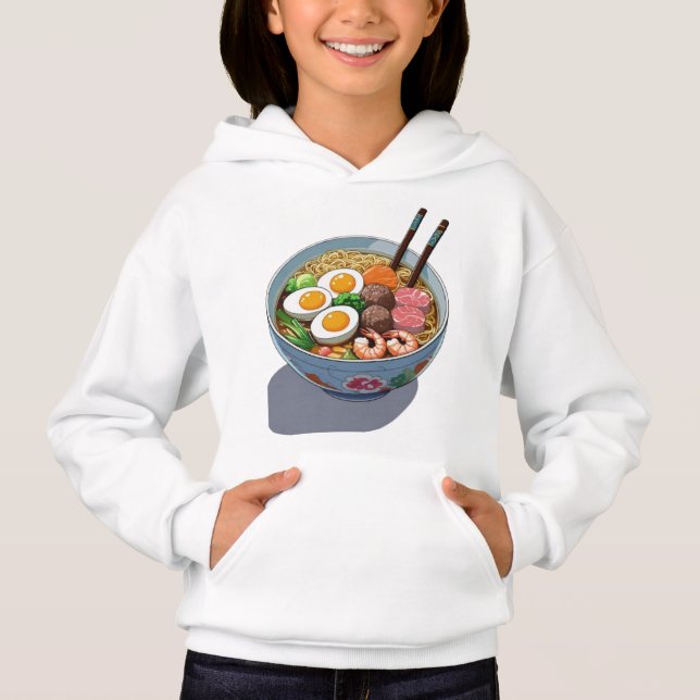 Ramen Bliss - Anime Style Hoodie (Front)