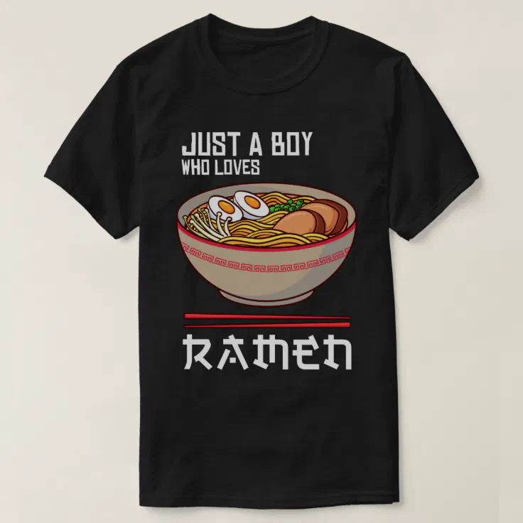 Ramen Bowl Anime Style Funny Mens Japanese Ramen N T-Shirt | Zazzle