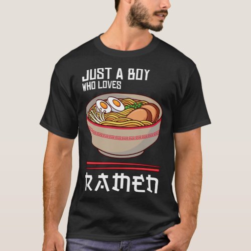 Ramen Bowl Anime Style Funny Mens Japanese Ramen N T_Shirt
