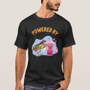 Ramen Bubble Tea T Boba Noodles Japanese Anime T-Shirt