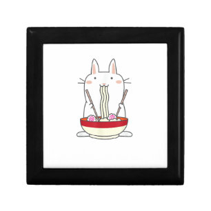 Ramen Bunny Japanese Noodles Kawaii Rabbit Tee Gi Gift Box