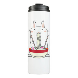 Ramen Bunny Japanese Noodles Kawaii Rabbit Tee Gi Thermal Tumbler
