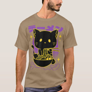 Ramen Cat Japanese  T-Shirt
