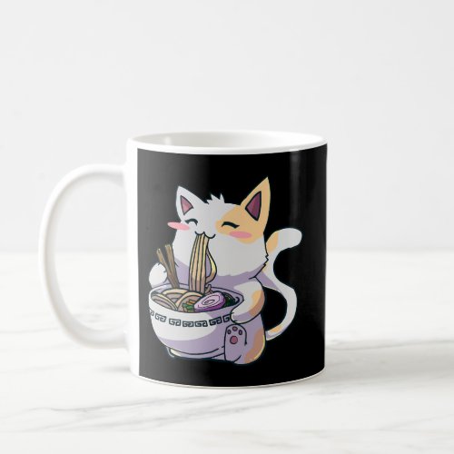 Ramen Cat Kawaii Anime Japanese Coffee Mug