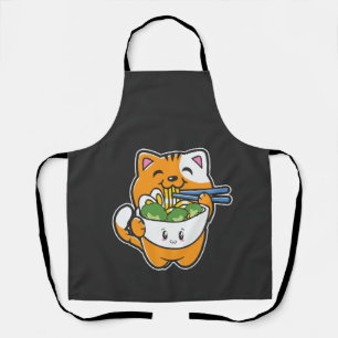 Ramen Cat Kawaii Neko Anime Otaku Cats Japanese    Apron
