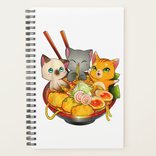 Ramen Cat Kawaii Neko Anime Otaku Cats Japanese Planner