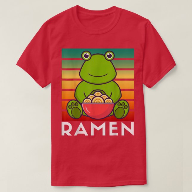 Ramen Cat Neko Anime Kawaii Japanese Merch Gifts W T-Shirt (Design Front)