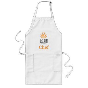 Ramen chef - Japanese text Long Apron