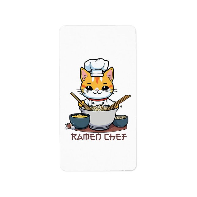Ramen Chef Label (Front)