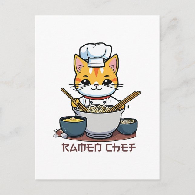 Ramen Chef Postcard (Front)