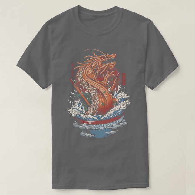 Ramen Dragon T-Shirt (Design Front)