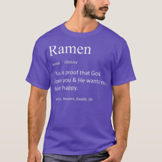 Ramen Funny Definition Funny Ramen Japanese Food 1 T-Shirt