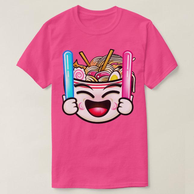 Ramen Glow Sticks T-Shirt (Design Front)