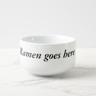 Ramen Goes Here Soup Mug