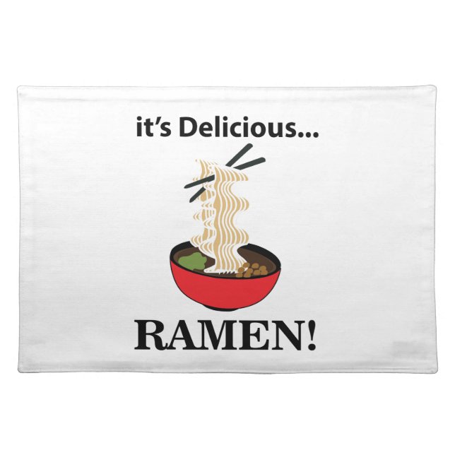 Ramen It's Delicious  Cloth Placemat (Front)