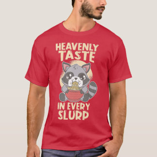 Ramen Japan Kawaii Anime Noodle Bowl Racoon1629 T-Shirt