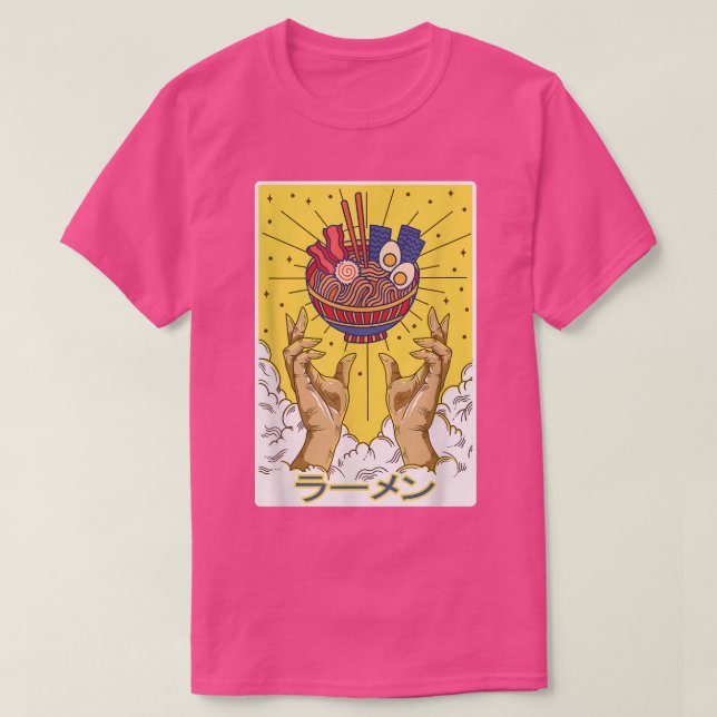 Ramen Japanese Noodles Soup Bowl Japan Food Anime  T-Shirt (Design Front)