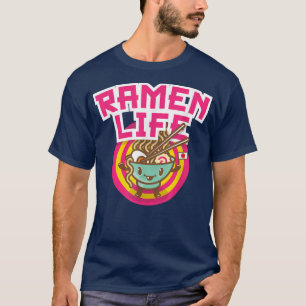 Ramen Life Kawaii Anime Japanese T-Shirt