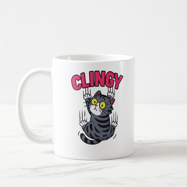 Ramen Lover Black Cat Coffee Mug (Left)