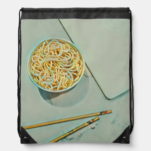 Ramen lover gift drawstring bag