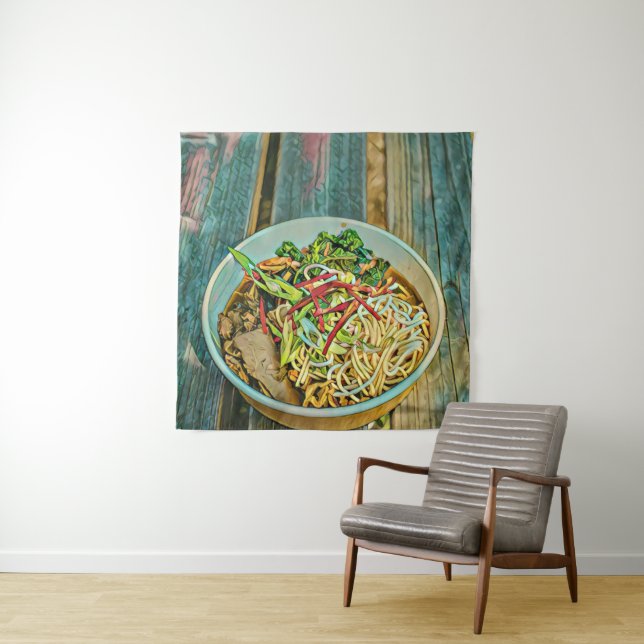 Ramen lover gift tapestry (In Situ)