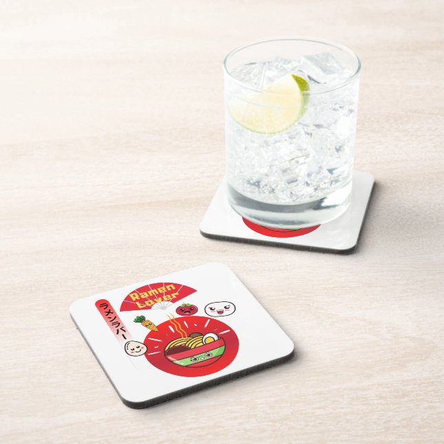 RAMEN LOVER KAWAII STYLE BEVERAGE COASTER (Right Side)