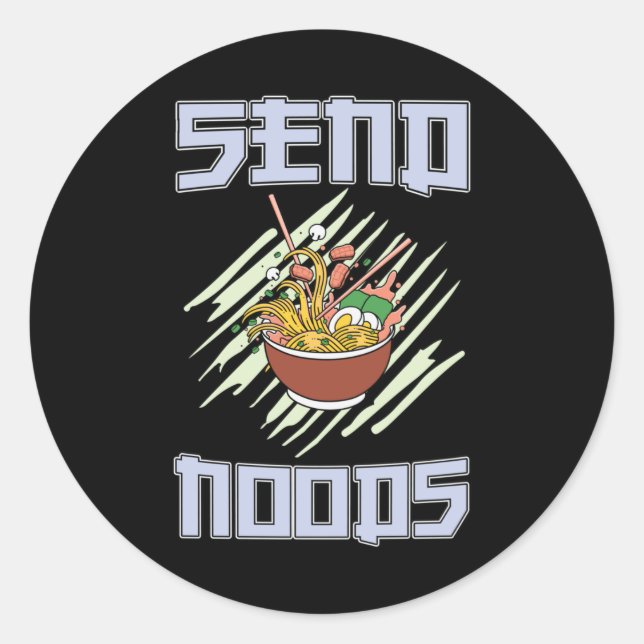 Ramen Lover Team | perfect gift Classic Round Sticker (Front)