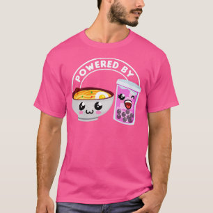 Ramen Lovers Bubble Tea Fan Funny Boba Bobba print T-Shirt
