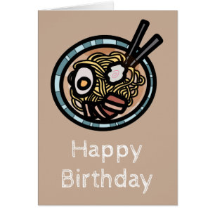Ramen lovers cute Japanese Cards