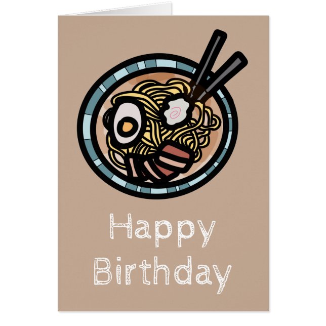 Ramen lovers cute Japanese Cards (Front)