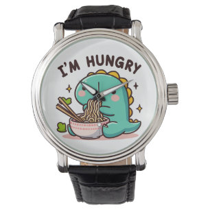Ramen-Loving Dino: A Hungry Heart Watch
