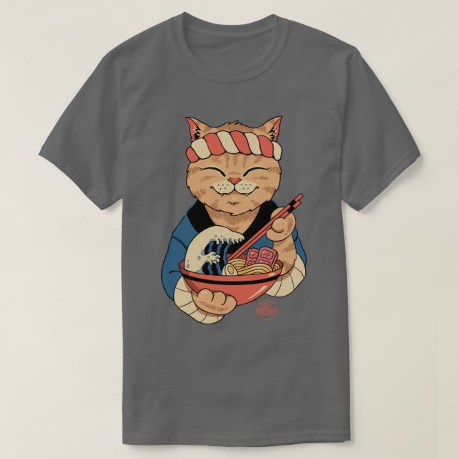 Ramen Meowster  T-Shirt (Design Front)