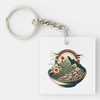 Ramen Mountains Keychain