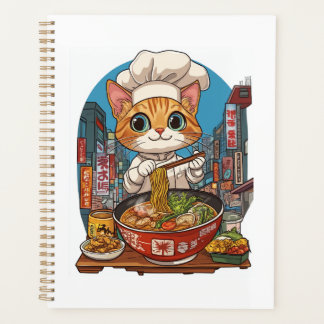 Ramen Neko � Funny Cat Chef Anime Food Planner