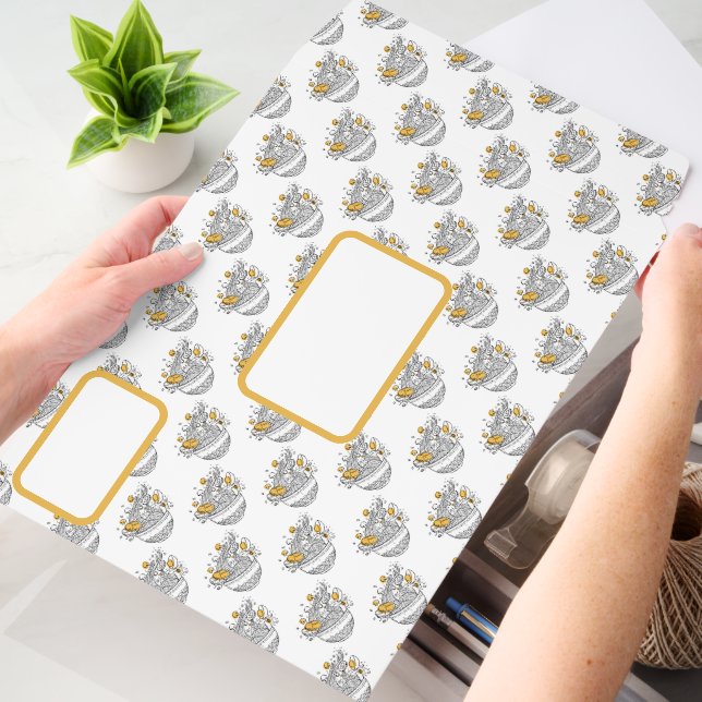 Ramen Noodle Restaurant Pattern Asian Food Envelope Mailers (Desk)