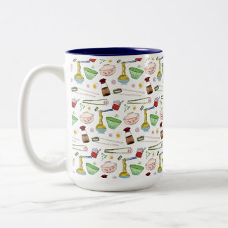 Ramen Noodle Soup Two-Tone Coffee Mug