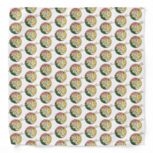 Ramen Noodles Bowl Japanese Food Restaurant Foodie Bandana