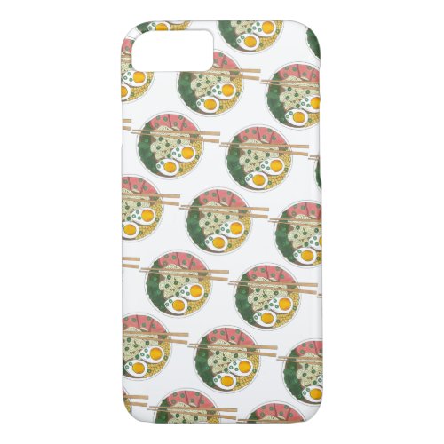 Ramen Noodles Bowl Japanese Food Restaurant Foodie iPhone 87 Case