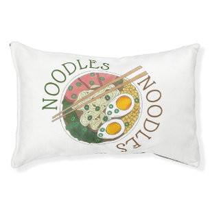 Ramen Noodles Bowl Japanese Food Restaurant Foodie Pet Bed