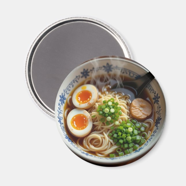 Ramen Noodles Soup Realistic Food Magnet (Front/Back)