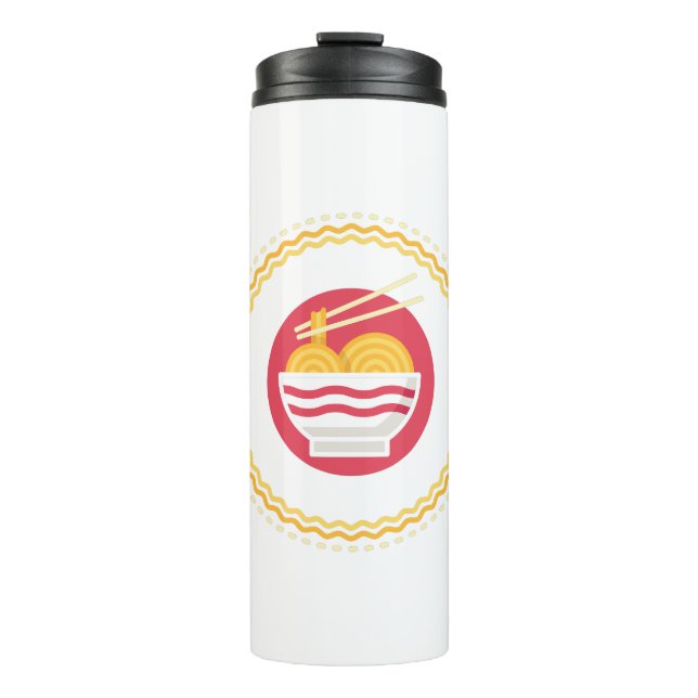 ramen noodles thermal tumbler (Front)