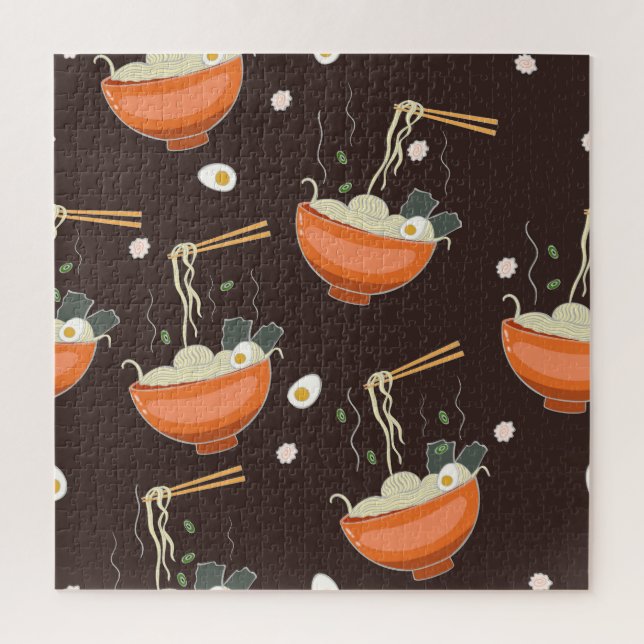 Ramen Noodles: Vintage Graphics Jigsaw Puzzle (Vertical)
