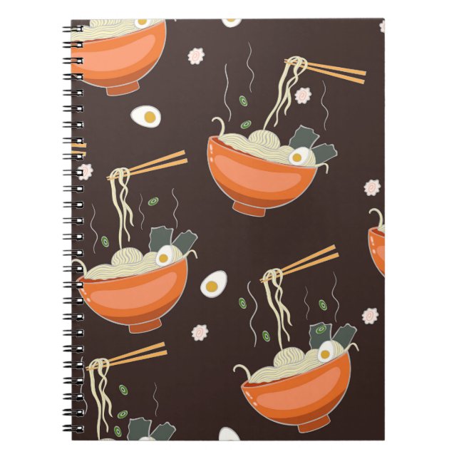 Ramen Noodles: Vintage Graphics Notebook (Front)