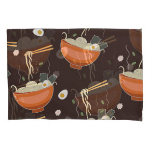 Ramen Noodles: Vintage Graphics Pillow Case