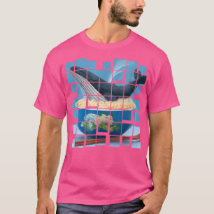 Ramen Noodles With A Whale - Funny Japanese Food A T-Shirt