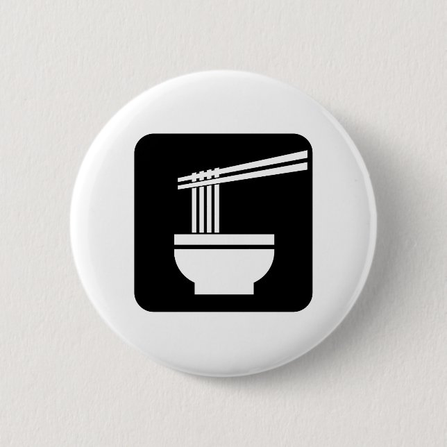 Ramen Pinback Button (Front)
