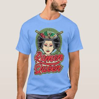 Ramen Queen, Cute Japanese For Girls, Womens Kawai T-Shirt