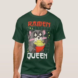 Ramen Queen with a Panda and Ramen  T-Shirt