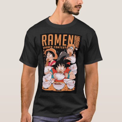 Ramen Shonen Contest _ I Love Ramen T_Shirt